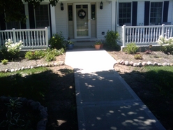 Sidewalk, Porch, Additions, Custom Concrete